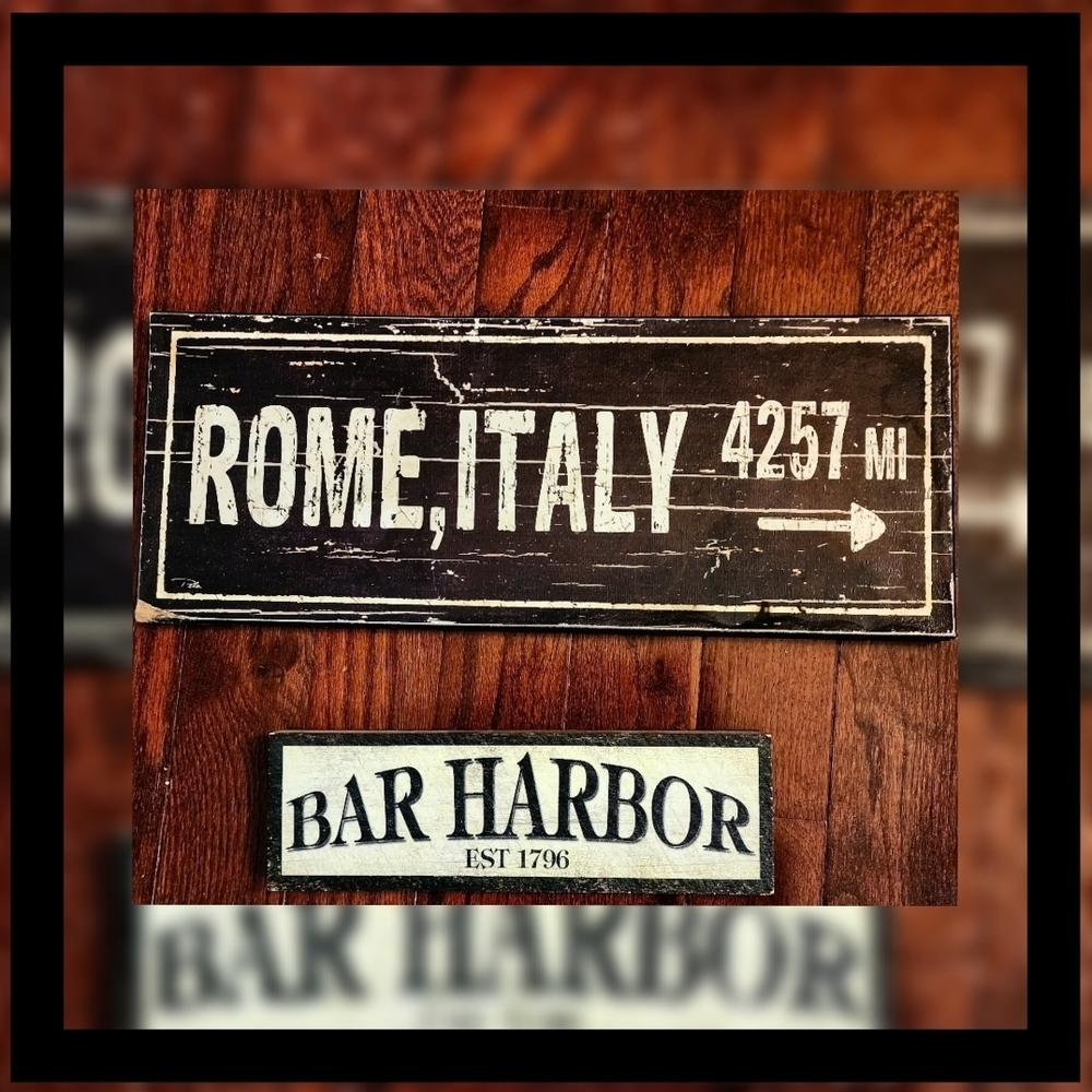 🌠 Rustic Home Accent Sign Set 🏡